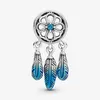 Genuine Nova Chegada 925 Sterling Silver Spiritual Dreamcatcher Dangle Charme Fit Pandora Original Pulseira Europeia Moda Jóias Acessórios