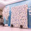 60x40 cm Artificiale Hydrangea Flower Panel Pannello fotografico Puntelli domestici Backdrop Decorazione FAI DA TE Arco di nozze Arco Fiori falsi