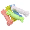 Fluorescerande 8 färger skor spets sport shoelaces mode sneaker sko strängar reflekterande runda rep polyester shoelace