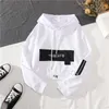 Wiosna Jesień Kobieta Streetwear Cargo Spodnie Luźne Wysokie Talia Joggers Kobiety 2 Sztuka Długi Rękaw Top z Casual Spodnie 210925