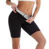 Mise à niveau des femmes Body Shaper Pantalons Sweat Sauna Effet Minceur Fitness Shorts Shapewear Entraînement Gym Leggings Plus Taille 211029