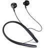 Halsband hörlurar Röd metall Magnetisk Inbyggd MIC Supper Bass Headsets Retail Package Portable Auricules Headphone