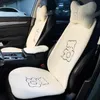 Coprisedili per auto Set di coperture di lusso per auto Protezione per donna Peluche invernale Accessori universali per bambini carini6201932