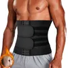 Entrenador de cintura para hombre, corsé moldeador de cuerpo de Sauna adelgazante para Fitness, cinturón recortador para pérdida de peso en el Abdomen, quemador de grasa para entrenamiento de sudor