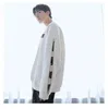 メンズパーカースウェットシャツルーズカジュアルOネックプルオーバー2022ファッションブラックプラスサイズベアプリント春秋白い漫画スウェットシャツ