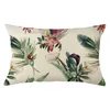 Coussin / oreiller décoratif Nanacoba Coussins décoratifs Couverture pour chambre à coucher Dormir Rectangle Linge Taie d'oreiller Forest Plant Print Case 50