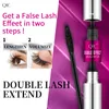 QIC 3D Mascara Sexy Double Effect Wodoodporny, długotrwały, nierozmazujący się, odporny na uderzenia, nawilżający, nie kwitnący, smukły, podkręcający, gruby i pełny makijaż rzęs