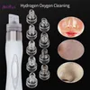 Çok İşlevli 6in1 H2-O2 Küçük Kabarcık Hidro-Dermabrazyon Ekipmanları Aqua Peel Su Oksijen Jet Peel H2O2 Cilt Scrubber Bio RF Makinesi CE