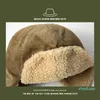 Chapeau pour enfants automne d'hiver de mode d'hiver de la laine d'agneau chaud chapeau de protection de l'oreille