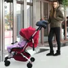 Barnvagn delar tillbehör vinter barnvagn hand muff baby vagn pushchair varm päls fleece cover buggy koppling vagn handske