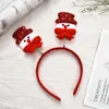 Head buckle Christmas headband hairband clip cartoon old man Snowman antler children's adult toy