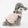 Vestido de noiva gato de verão animal de estimação roupas saia filhote de cachorro vestidos yorkshire shih tzu schnauzer caniche bichon cão traje