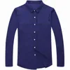 Camicie casual da uomo Camicie scozzesi taglie forti a maniche lunghe slim fit Camicia elegante da uomo Top in jersey