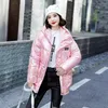 Dames Down Parkas Wegwerp kleurrijke midden-lengte verdikte 2022 Winter Bright Face Cotton Clothing Student Trend Kare22