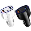 Universal Fast Quick USB C PD Car Charger 35W 7A Type c vehicle Auto Power Adapter Chargers For IPhone 12 13 14 15 pro max Samsung htc S1