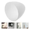 Lampa ścienna 1 PC Frosted Glass Shade E27 Interfejs Pokrywa Światło do domu Biały