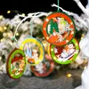 Creative Santa Clause Snowman Wooden Christmas Tree Ornaments Xmas New Year Party Decor Home Dekoration 920 B3