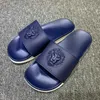 Summer Style Shoes for Men Two-color Bottom Lion Slides Outdoor Non-slip Europe Rubber Slippers Wild Beach 210908