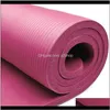 Mats 15Mm Nbr Thick Durable Widened Thickened NonSlip Mat For Beginner Environmental Fitness Gymnastics Yoga 51Ege Aznmx3655866