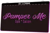 LC0068 Pamper Me Spa Salon Light Sign Gravure 3D