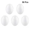 Party Decoration 50 stks 6 cm Durafoam Eggs Styrofoam DIY Pasen Egg Crafts