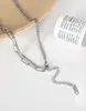 N1803 Moederdag Geschenken Rvs Layering Ketting voor Meisjes Dameskruis met Hart Medaille Chocker Charms Good Luck Silver 390mm + 65mm