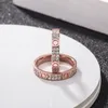 Liebesring Womens Paar Diamantschraube Edelstahl Zirkon Schmuck Geschenke für Frau Zubehör Großhandel