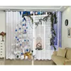 Curtain & Drapes Babson White House Christmas Tree Digital Printing DIY Advanced Custom Po