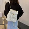 Luxuriöser Design-Rucksack im Lvs-Geldbörsen-Stil, rosa Sugao-Büchertasche, niedliche Mädchen-Schultertasche, PVC, für Reisen, Modedesigner, Umhängetasche mit Griff oben