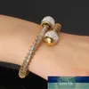 Verstelbare twee kleuren mode vrouwen armband mode roestvrij staal sieraden elastische draad bedel sluiting armbanden armbanden fabriek prijs expert ontwerpkwaliteit