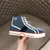 High Top 1977 Tennis Sneaker Green en Red Web Shoes For Man Woman Black White Orange Blue Canvas Shoe Classic Trainers Maat 36-45