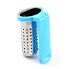 Tea Infuser Reusable Tea Strainer Cup Teapot Stainless Steel Tea Spoon Filter With Holder Random Colors RRF12673