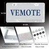 2x Bling Car Lizement Plate Frames для женщин Sparkly Diamond Cover, Gritter Chinestone Каркас из нержавеющей стали Интерхранирование