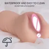 Masturbatori del sesso uomini Giocattoli del sesso maschile artificiale dispositivo di masturbazione maschile reale stuzzicadenti morbido in silicone 3D vaginale sexy 1012