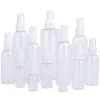 5 ml 10ml 20ml 30ml 60 ml 80ml 100m plastflaskor transparent tom sprayflaska kosmetisk parfymfyllningsbar behållare