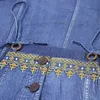 ジョニー教のヴィンテージノースリーブドレス女性服夏スパゲッティストラップルーズ刺繍スラッシュネック女性ドレス210521