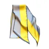 Eşarplar parlak ipek sıska eşarp bayan uzun saç bandı şerit çanta eşarpları kravat tasarım kemer çizgili dişi boyun kafası bant6800104