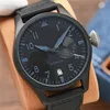 I-3 Montre de luxe erkek saatler 40/42/44mm Otomatik makine hareketi ince çelik kasa Deri kayış lüks saat Kol Saatleri