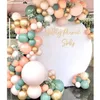 Set di palloncini Kit ghirlanda di palloncini verdi Catena di palloncini irregolare Decorazioni per feste di compleanno di Shea Baby Shower per bambini