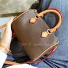 Snelle handtas dame kussen handtassen klassieke louise portemonnee vutton handtassen vrouwen crossbody portemonnee zipper cilindrisch kussen praktische schoudertas bruine bloem