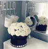 25 Heads 8CM New Artificial PE Foam Rose Flowers Bride Bouquet Home Flower Wedding Decorations Scrapbooking DIY flower