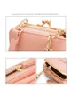 Mode Kleine Umhängetaschen Handy Geldbörse Zipper Flap Korea frauen Einzelnen Schulter Tasche Hardware Geldbörsen Mini PU Leathe226J