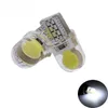 100 pcs Auto T10 White LED W5W 194 168 Bulbo Sílica Carro Super Bright Light Light Light Light Lamp DC 12V