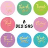 colors set Adhesive Stickers 500PCS Roll 1inch 1.5inch 3.8cm Round Label For Holiday Presents Business