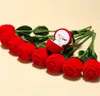 Geschenk Bruiloft Dozen Rose Vormige Ring Box Mini Leuke Rode Draagtassen Voor Ringen Display Sieraden Verpakking