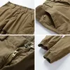 Men Casual Cargo Pants Classic Outdoor Army Tactical Sweatpants Camouflage Military Multi Pocket Trousers pants 210715