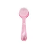 Outils de manucure Brosses à ongles Tête ronde avec couvercle Mode anti-poussière Manche long en plastique Brosse de nettoyage multifonctionnelle