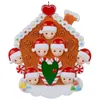 Ciondoli personalizzati per albero di Natale Ornamenti in resina per la benedizione del nome fai-da-te di capodanno