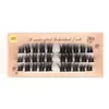 Novo 3D DIY Eyelash Extension Individual Cluster Falso Eyelashes Natural Fluffy Lashes Falsos Conjunto