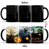 Mugs Brand 301-400ml Creative Color Changing Mug Coffee Milk Tea Cup Halloween Novelty Gift For Friends249L